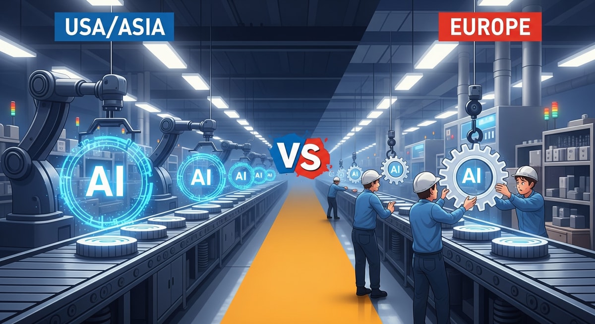 IA et productivité : l’Europe en retard, selon un rapport d’Accenture