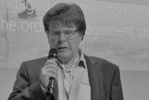 Cyrille Kolesnikoff est intervenu au salon AI Paris pour faire part de son retour d'expérience. ©Nokia