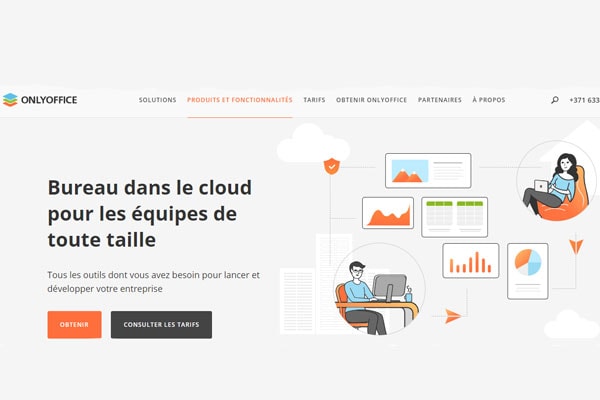 La suite bureautique OnlyOffice Workspace gratuite pour les start-ups