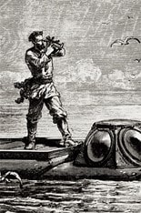 Capitaine Nemo, personnage créé par Jules Verne dans 20 000 lieues sous les mers.
