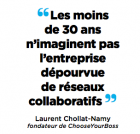 Les moins de 30 ans n'imaginent pas l'entreprise dépourvue de réseaux collaboratifs