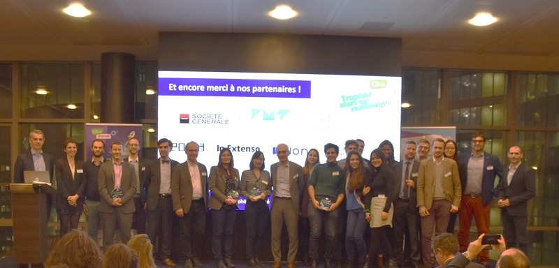 Lauréats trophée start up numérique