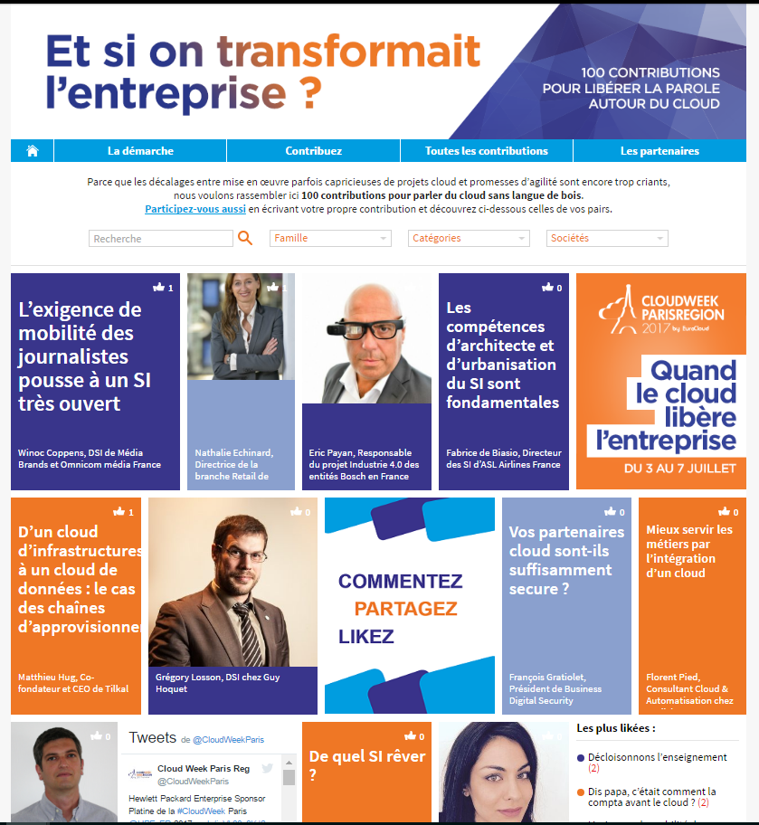 Plateforme Et si on transformait l'entreprise