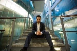 Parham Aarabi, fondateur de Modiface (photo de Johnny Guatto, Université de Toronto).