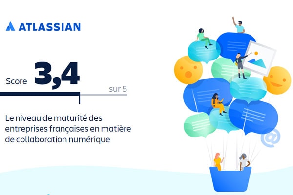 [Infographie] La France est bien positionnée en matière de collaboration numérique