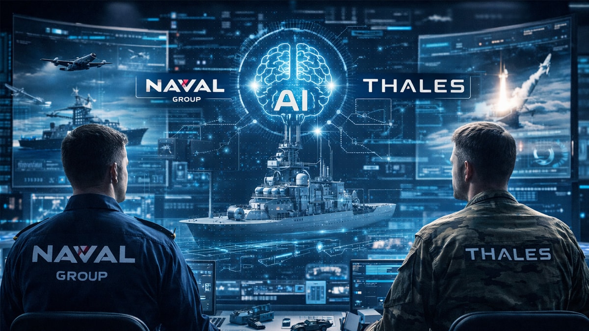 Naval et Thales signe un partenariat pour une IA souveraine