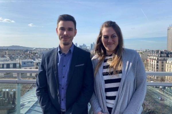 Christophe Côte-Colisson, Directeur d'agence et Jennifer Depoire, Talent Developer de Strasbourg