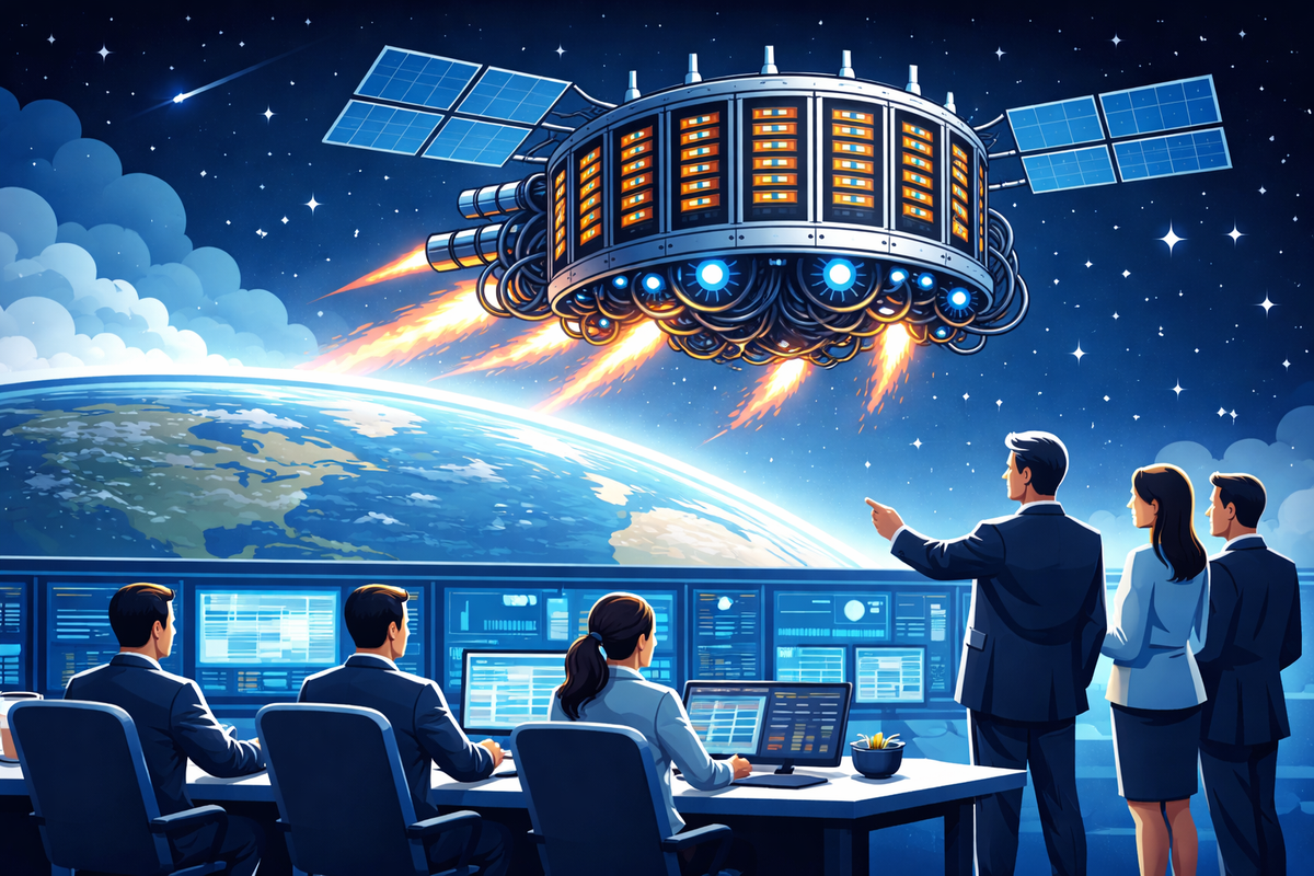Data centers en orbite : l’IA ira-t-elle dans l’espace avant d’être propre sur Terre ?