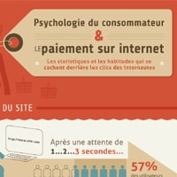 Infographie - Psychologie du consommateur & Paiement sur internet