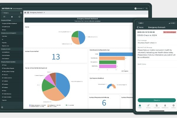 ServiceNow met gratuitement à disposition des applications concernant le COVID-19