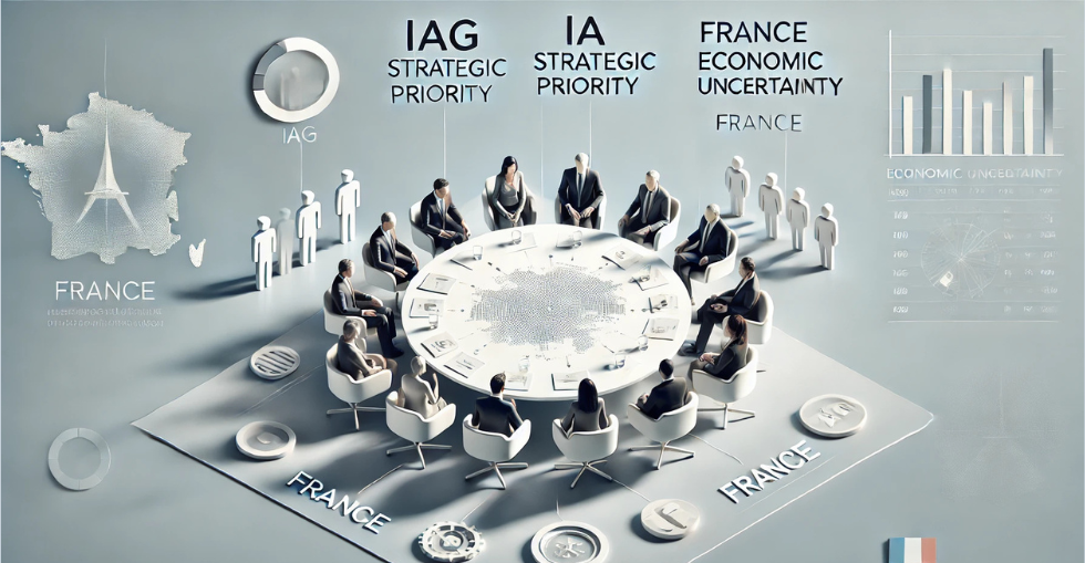 La course à l’IA, première préoccupation des dirigeants français, devant l’incertitude économique