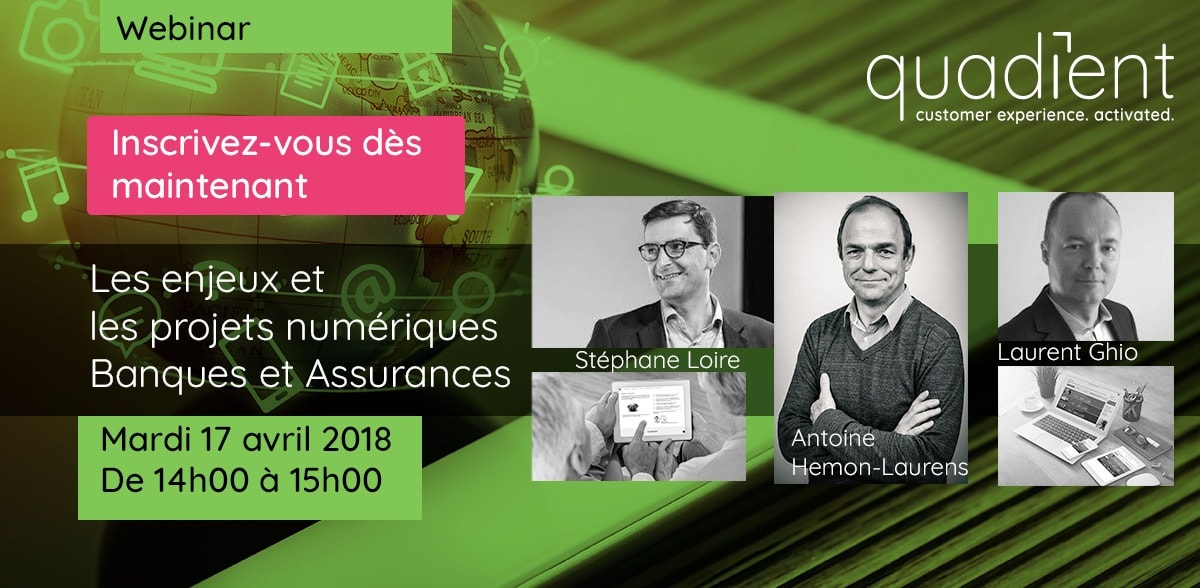 17/4 - Webinar : enjeux et projets numériques Banques et Assurances