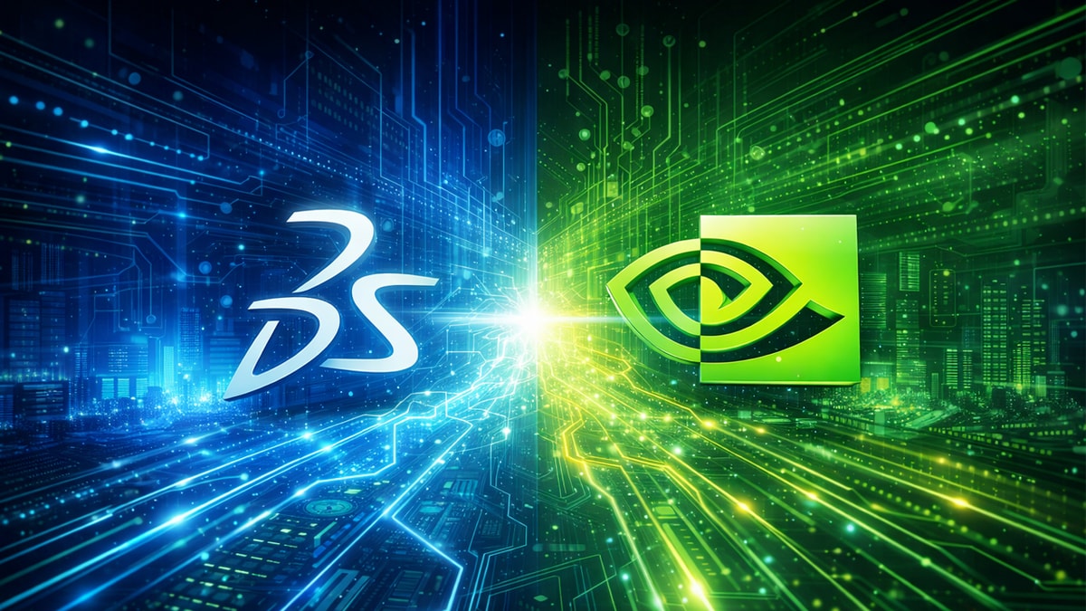 Dassault Systèmes et Nvidia veulent standardiser l’IA industrielle autour des jumeaux numériques 