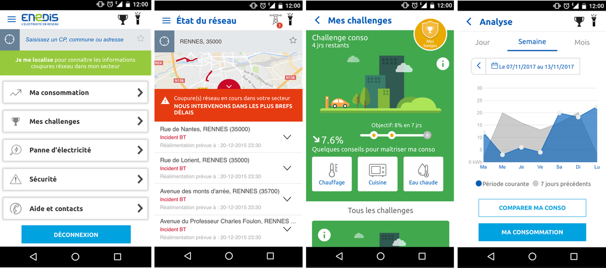 « Enedis à mes côtés », l’appli évolue avec le déploiement de Linky