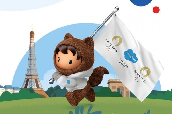 Salesforce auprès des athlètes en vue de Paris 2024