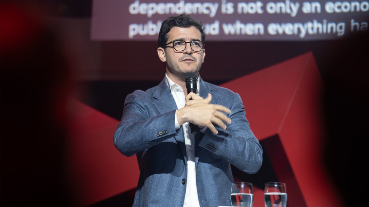 David Djaiz, CEO d'Ascend Partners présente la cartographie du Digital Resilience Index.