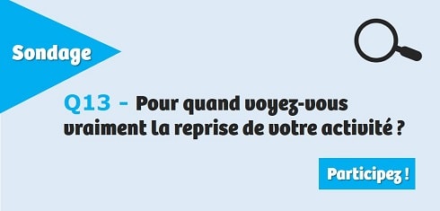 Pour quand voyez-vous vraiment la reprise de votre activité ?