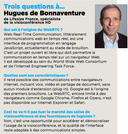 Trois questions à Hugues de Bonnaventure Lifesize