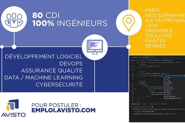 [Emplois] Avisto va recruter 80 ingénieurs logiciel en 2021
