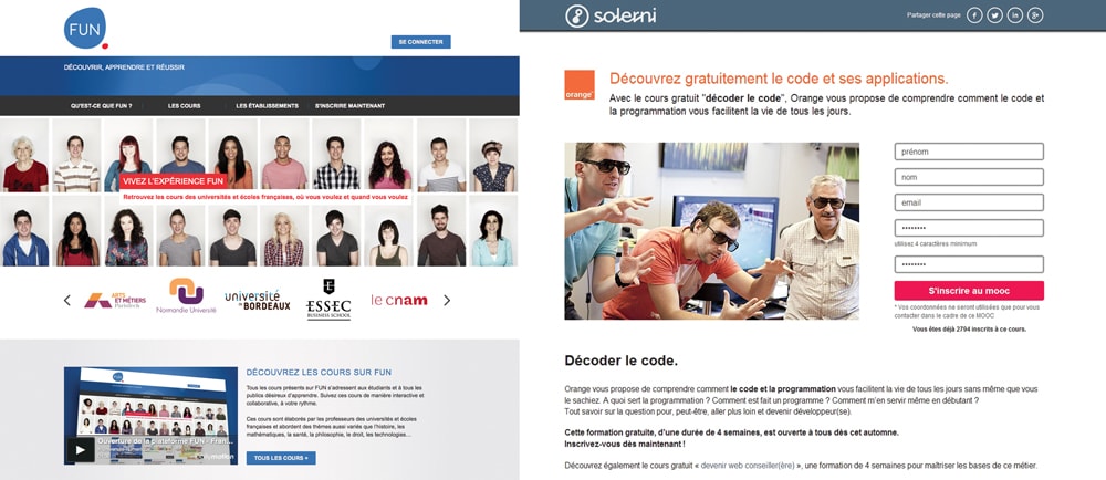 Orange Mooc et FUN