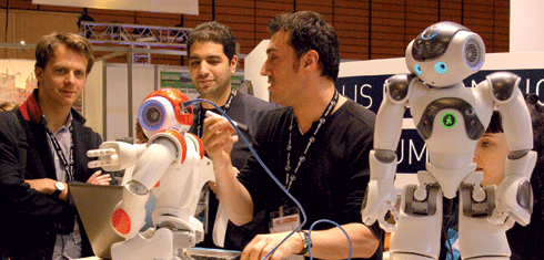 Les robots essaiment