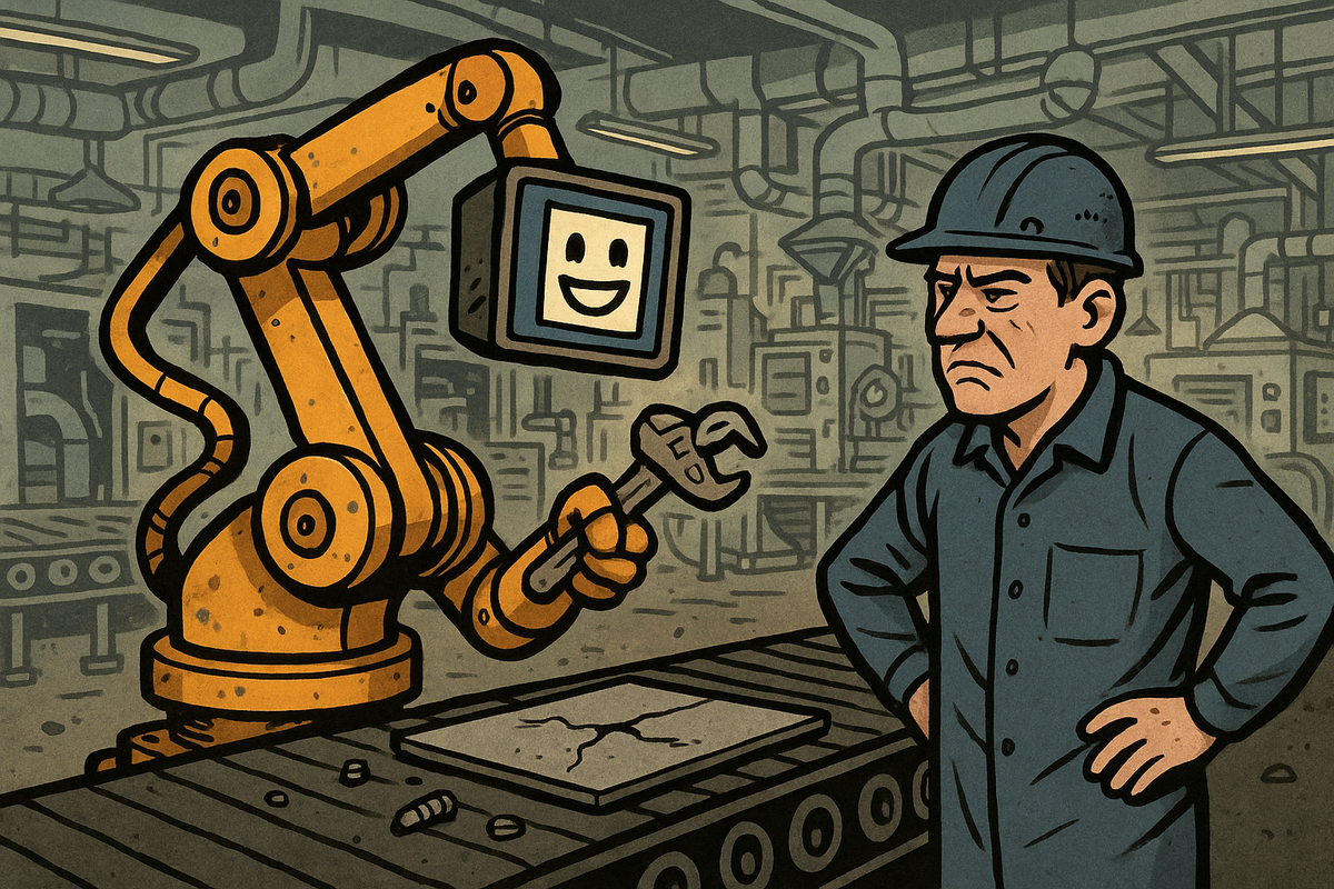 Usine du futur : l’IA a déjà tout réglé… sauf la réalité