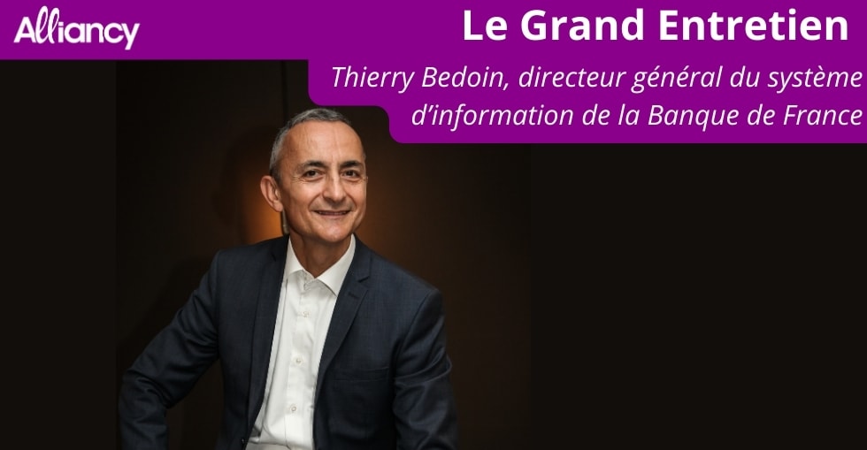 Thierry Bedoin directeur général du système dinformation de la Banque de France_visuel Une