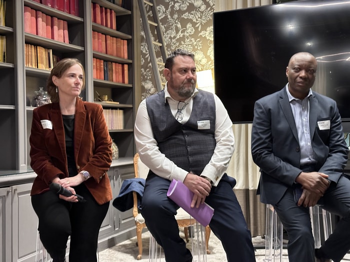 Véronique Sinclair, Jean Degage et Herbert Nyembo