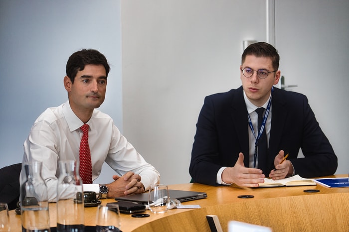 Joffrey Célestin-Urbain, président du Campus Cyber, et Tom David, PDG de GPAI Policy Lab, révèle une note d’analyse, réalisée conjointement au nom du Campus Cyber.