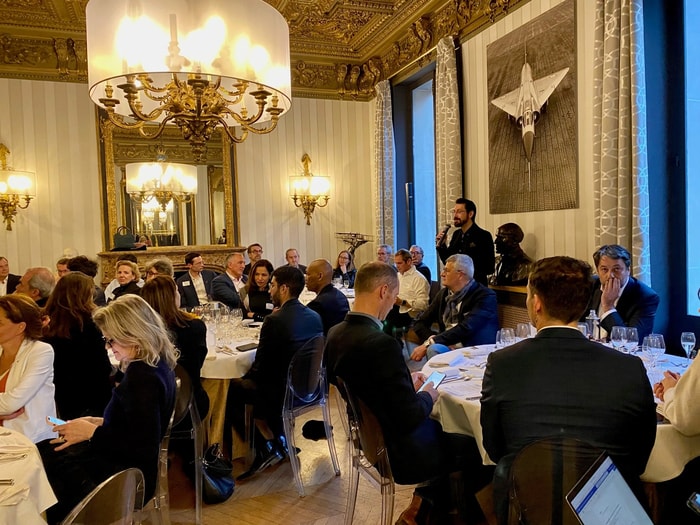 Sylvain Fievet et Dorian Marcellin au Diner Alliancy Connect du mardi 4 avril