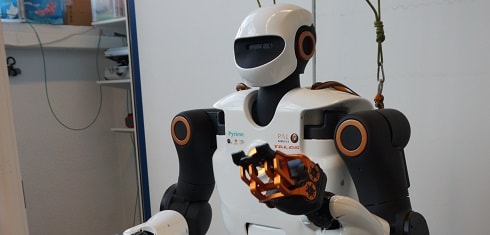 Pyrène, le nouveau robot humanoïde du Laas. D’ici à quelques années,