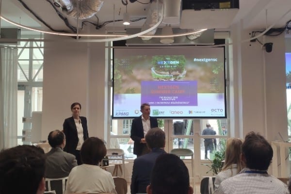 Luc Bretones, CEO NextGen et Marie Guillaume, Head of BivwAk!