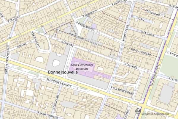 Plan réalisé par l'IGN.