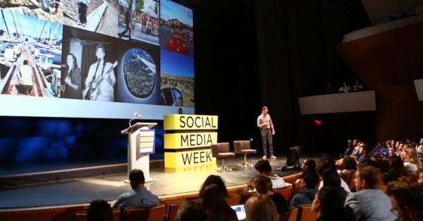 Keynote d’ouverture par Jim Squires lors de la Social Media Week 2016 de Los Angeles