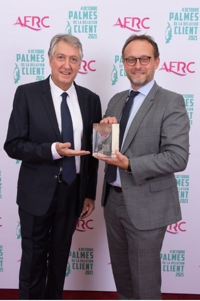 Frédéric THEBAULT, directeur Service Clients Particuliers chez EDF et Eric DADIAN, président de l'AFRC