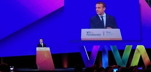 Emmanuel Macron à Vivatech le 15 juin 2017