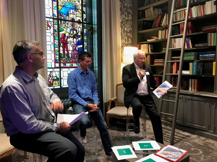 David Roine, Philippe Herbert et Karantez Jegou réunis à la Maison de la Recherche à Paris