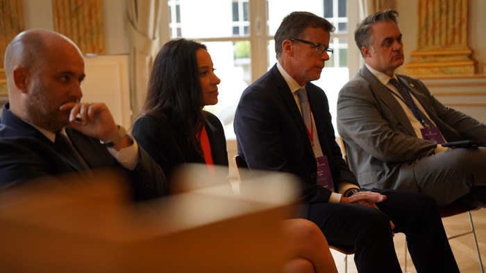 Guillaume Niarfeix, représentant du secteur énergétique européen et ancien député français, Alison King, VP, Government Affairs at Forescout Tech Inc. Adam S. Lee, vice-président et Chief Security Officer de Dominion Energy et Phil Stupak Assistant National Cyber Director at The White House