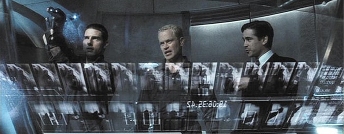 Dans l’adaptation cinématographique de la nouvelle de Philip K. Dick Minority Report, le spectateur est embarqué en 2054 dans une dystopie où des êtres humains mutants appelés “precogs” ont la faculté de prédire les crimes avant qu’ils ne surviennent. / Crédits : Minority Report (2002, 20th Century FOX).