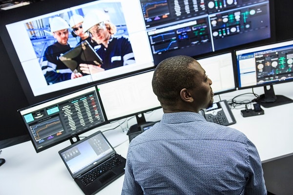 Le premier Centre d'opération et d’optimisation à distance en France, d’Air Liquide à Lyon.