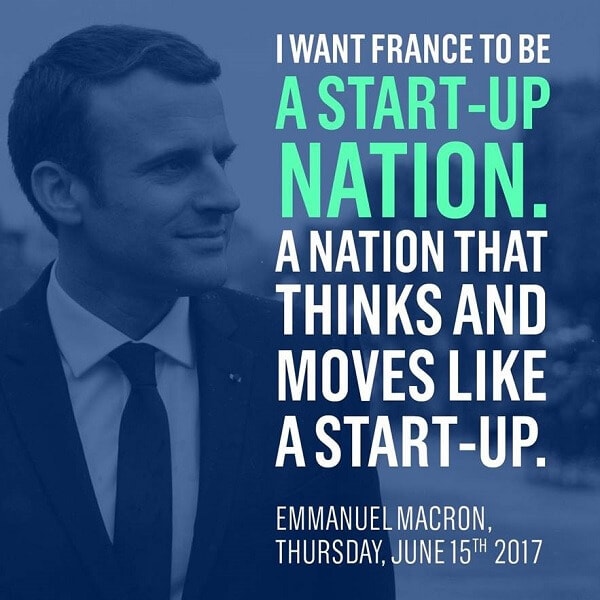 Emmanuel macron start up