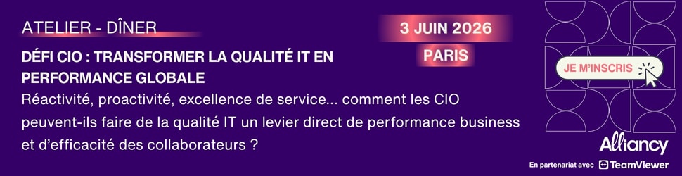 [Atelier & dîner] Transformer la qualité IT en performance globale : le nouveau défi des CIO